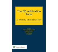Christopher Boog The DIS Arbitration Rules (Copertina rigida)