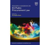 Christopher Bov Research Handbook on EU Public Procurement L (Copertina rigida)