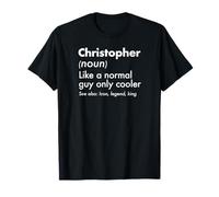 Christopher Come Un Ragazzo Normale Solo Cooler Legend King First Maglietta
