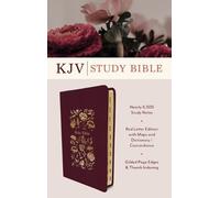 Christopher D H The KJV Study Bible, Indexed [Crimson Bou (Rilegato in ecopelle)