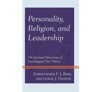 Christopher F. J. Ross Leslie J Personality, Religion, and L (Copertina rigida)