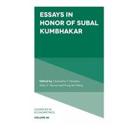 Christopher F. Parmeter Essays in Honor of Subal Kumbhakar (Copertina rigida)
