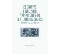 Christopher Har Cognitive Linguistic Approaches to Text and D (Copertina rigida)
