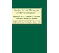 Christopher Har Medieval Ecclesiastical Studies in Honour of (Copertina rigida)