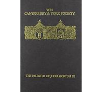 Christopher Har The Register of John Morton, Archbishop of Ca (Copertina rigida)