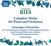 Audio Cd Ferdinand Ries - Complete Works For Piano And Orchestra (5 Cd)
