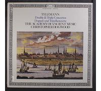 CHRISTOPHER HOGWOOD - telemann: double & triple concertos LP