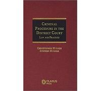 Christopher Hughes Stephen Criminal Procedure in the Distric (Copertina rigida)