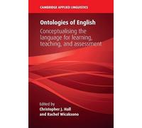 Christopher J. Hall Ontologies of English (Tascabile)