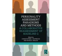 Christopher J. Hopwood Personality Assessment Paradigms and Methods (Tascabile)