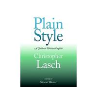Christopher Lasch Plain Style (Tascabile)