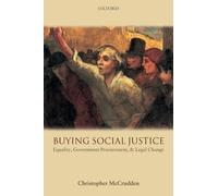 Christopher McCrudden Buying Social Justice (Tascabile)