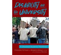 Christopher McMaster Disability and the University (Tascabile)