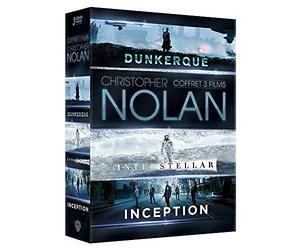 Christopher nolan - coffret 3 films : inception + interstellar + dunkerque