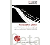 Christopher O'Riley: National Public Radio, New England Conservatory, Young Concert Artists International Auditions, Royal Philharmonic Orchestra, Sagamore Hills Township