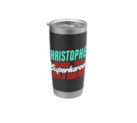 Christopher Perché anche i supereroi hanno bisogno di un compagno divertente Bicchiere termico in acciaio inox doppia parete