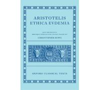 Christopher Rowe Aristotle's Eudemian Ethics (Copertina rigida)