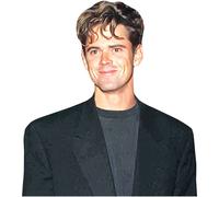 Christopher Thomas Howell (Black Suit) Half Body Buddy Cutout