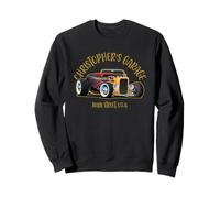 Christopher's Garage Hotrod Design per Il Nome Christopher Felpa