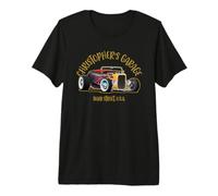 Christopher's Garage Hotrod Design per Il Nome Christopher Maglietta Premium