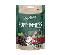 Christopherus - Snack Morbidi per Cani, Cervo, 125 g | Facilmente digeribili, ipoallergenici, a basso contenuto di grassi, senza zucchero, senza cereali, perfetti come spuntino