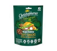 Christopherus - Snack Morbidi Vegetariani per Cani, Tapioca + Zucca, 125 g | Per cani adulti, digeribili, ipoallergenici, con pochi grassi, senza zucchero, cereali o carne, ideali come ricompensa