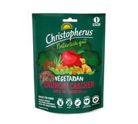 Christopherus - Snack Vegetariani per Cani, Mela + Lenticchie, 125 g | Snack croccanti, per cani adulti, facili da digerire, con pochi grassi, senza zucchero, cereali o carne, ideali come premio