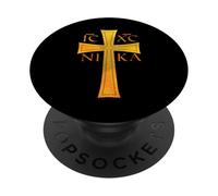 Christos Anesti Alithos O Kyrios Cristiano ortodosso PopSockets PopGrip Adesivo