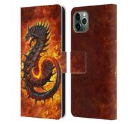 CHRISTOS KARAPANOS DRAGONI 2 CUSTODIA COVER A PORTAFOGLIO PER APPLE iPHONE