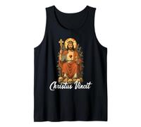 Christus Vincit Cattolico Cristo Re Sacro Cuore Canotta