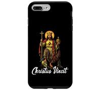 Christus Vincit Cattolico Cristo Re Sacro Cuore Custodia per iPhone 7 Plus/8 Plus