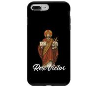 Christus Vincit Cattolico Cristo Re Sacro Cuore Custodia per iPhone 7 Plus/8 Plus