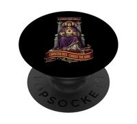 Christus Vincit Cattolico Cristo Re Sacro Cuore PopSockets PopGrip Adesivo