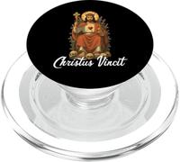 Christus Vincit Cattolico Cristo Re Sacro Cuore PopSockets PopGrip per MagSafe