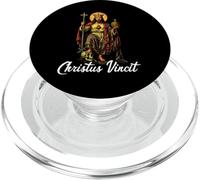 Christus Vincit Cattolico Cristo Re Sacro Cuore PopSockets PopGrip per MagSafe