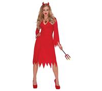 Christy's - Costume Hot da Diavolo, Donna, Colore: Rosso, Taglia: M