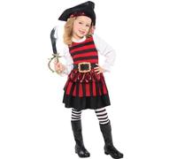 Christy'S Toddler Girls Little Lass Pirate Costume (3-4 Years)