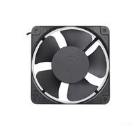 Chroavel Ventola assiale 180 x 60 mm, ventola AC 45,87 m³/h, per raffreddamento rack, silenziosa, in alluminio, 2500 giri/min (380 V)