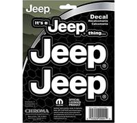 Chroma 009991 Jeep It's a Jeep Thing Adesivo Stick Onz Bianco