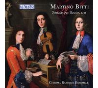 Audio Cd Martino Bitti - Sonate Per Flauto, Londra 1711