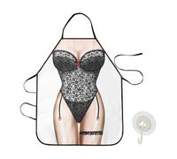 CHROMACRAFT 1 Grembiule alla Caviglia, 1 Gancio, Grembiule da Donna Sexy, Sciarpa Creativa, Interessante Grembiule da Cucina, Accessori per Scherzi da Forno E Barbecue