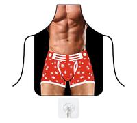 CHROMACRAFT 1 Grembiule Divertente E 1 Gancio Trasparente, Grembiule Creativo E Personalizzato, Grembiule da Cucina, Grembiule Interessante