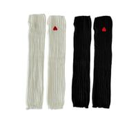 CHROMACRAFT 2 Paia Di Guanti Lavorati A Maglia, Scaldabraccia, Guanti Lunghi Senza Dita, Guanti Dolci E Carini, Accessori Di Abbigliamento