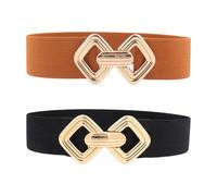 CHROMACRAFT 2 Pezzi Cinture Larghe Da Donna, Cinture Elei, Cinture Elastiche Elastiche, Cinture Retrò, Cinture Decorative Semplici