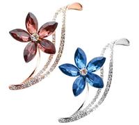 CHROMACRAFT 2 Spille A Forma di Fiore, Spille da Donna Vintage, Spille per Abiti, Elei Spille Decorative, Spille Tempestate di Strass