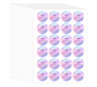 CHROMACRAFT 360 adesivi di avvertimento per candele, adesivi di sicurezza, adesivi rotondi, accessori per la produzione di candele, adesivi per portacandele