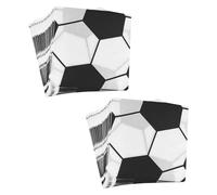 CHROMACRAFT 40 Tovaglioli Calcio, Tovaglioli Compleanno Bambini, Tovaglioli Stampa Calcio, Tovaglioli Quadrati Calcio per Compleanni Bambini, Vacanze, Feste