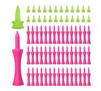 CHROMACRAFT 75 Punte da Golf, Punte in Plastica, Accessori da Golf, Punte Durevoli, Pratica del Golf