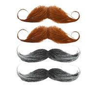 CHROMACRAFT Barbe Simulate da 4 Pezzi, Oggetti di Scena in Maschera, Oggetti di Scena, Accessori per Cosplay, Articoli per Feste