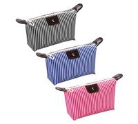 CHROMACRAFT Borsa Per Cosmetici In 3 Pezzi, Custodia Impermeabile, Borsa Da Viaggio, Custodia Resistente